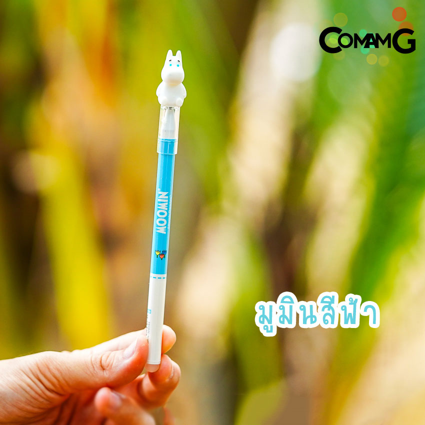 ปากกาลบได้ หัวการ์ตูน ปากกาเจลลบได้ ฝาปิดหัวการ์ตูน ลายการ์ตูนลิขสิทธิ์แท้