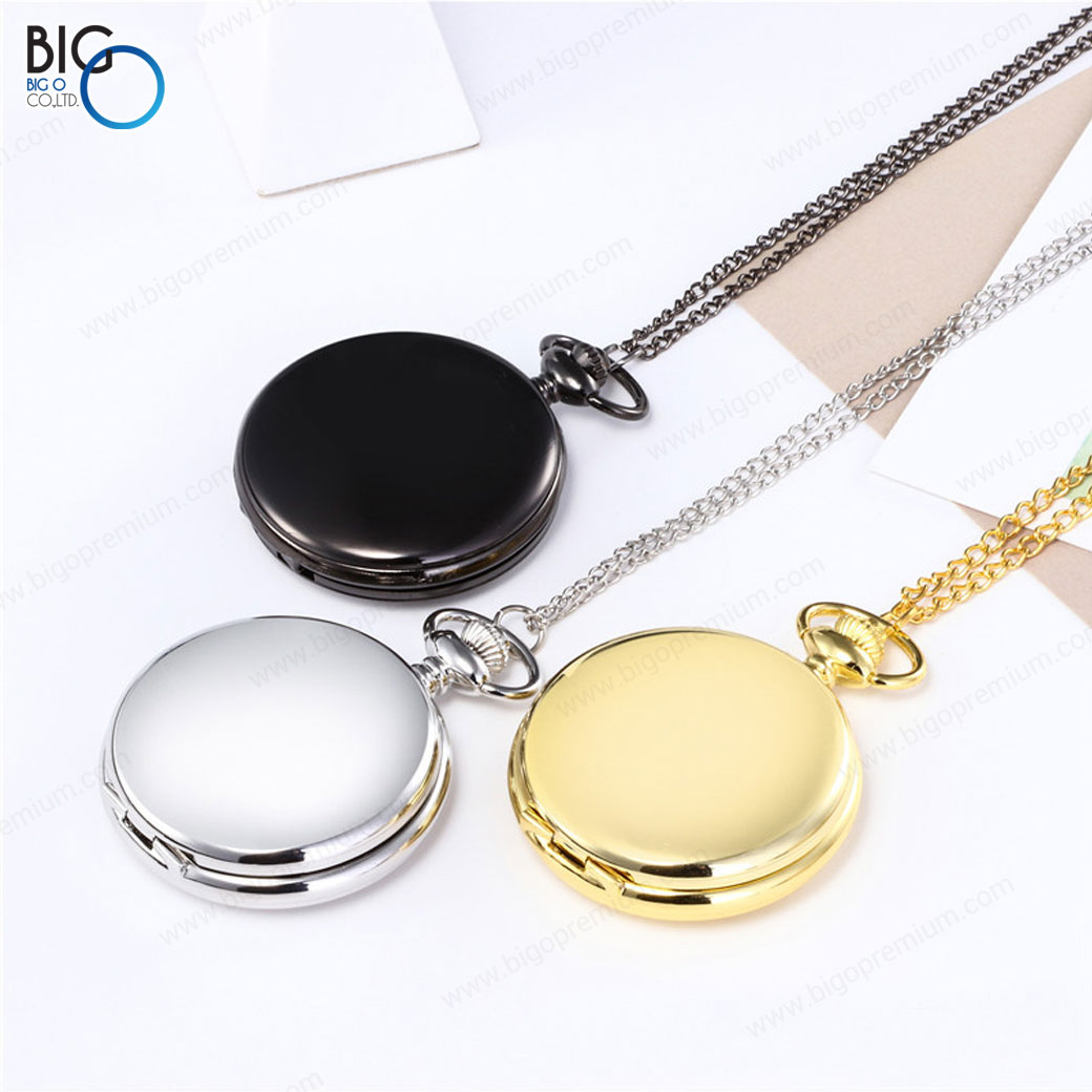 นาฬิกาพรีเมี่ยม แบบโลหะผสม ทรงกลม สไตล์คลาสสิก