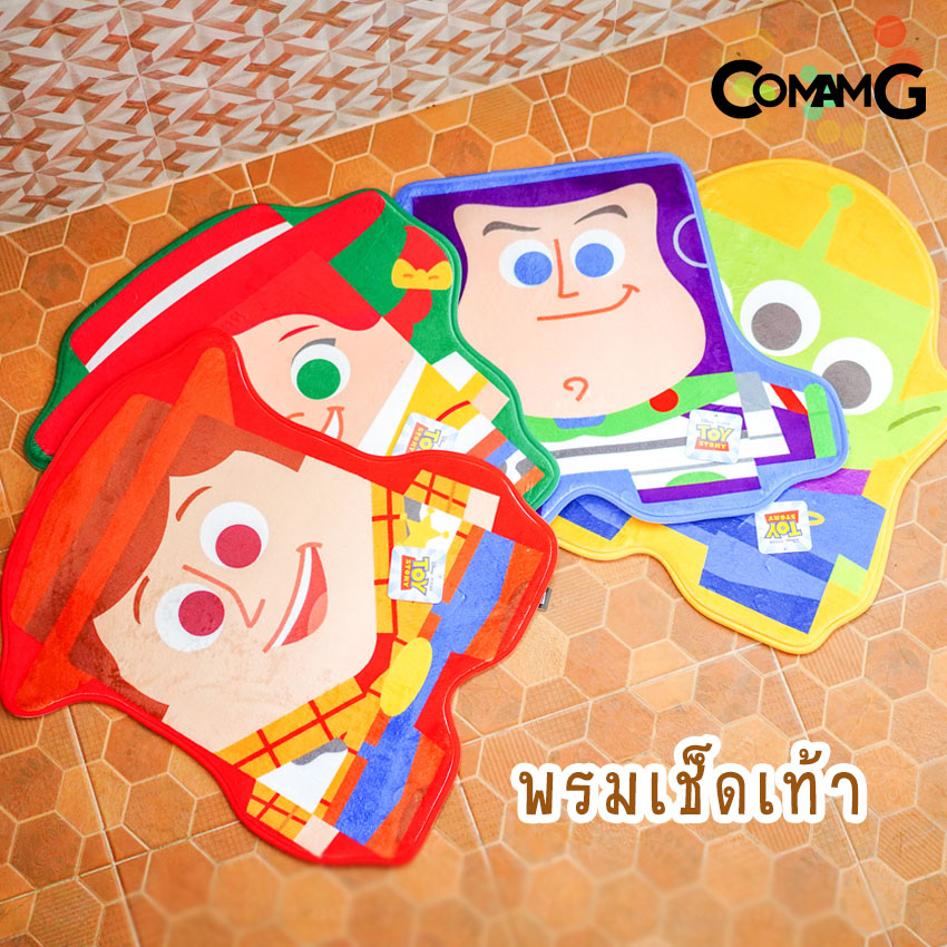 พรม พรมเช็ดเท้า พรมขนสั้น พรมปูพื้น พรมลายการ์ตูน พรมเช็ดเท้าขนนุ่มเมมโมรี่โฟม พร้อมส่ง