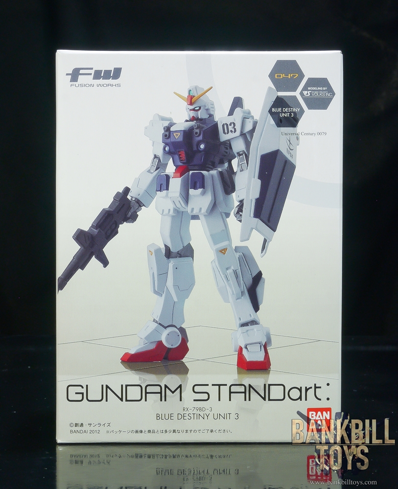 กันดั้ม Bandai Candy Toy FW Gundam STANDart: 12 No.047 RX-79BD-3 Blue Destiny Unit 3