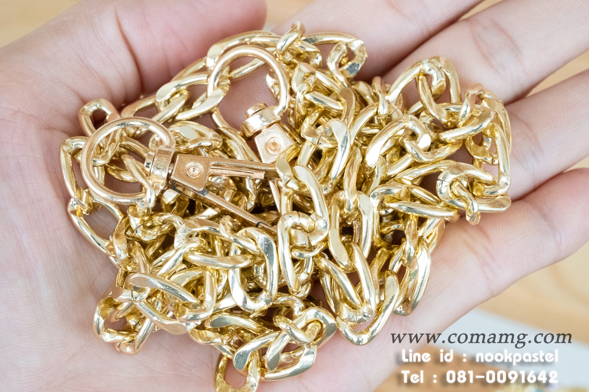 สายกระเป๋า สายโซ่ (ลายห่าง)