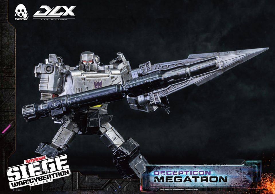 เปิดรับPreorder มัดจำ 1300 บาท Threezero x Hasbro : DLX Megatron LED Illuminated Eyes and Body *