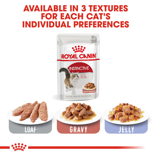 Royal Canin Instinctive in Gravy โรยัล คานิน อาหารเปียก แมวโต ที่ต้องการคุมรูปร่างให้สมส่วน
