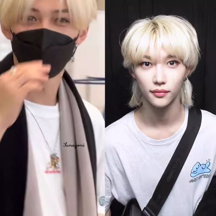 เสื้อยืดตามแบบ StrayKids : Felix Yongbok Lee ใส่