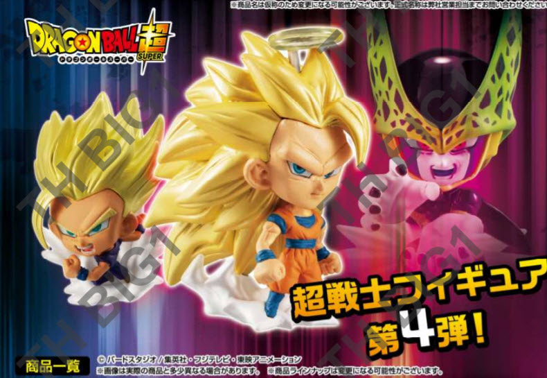 เปิดรับPreorder มัดจำ 300 บาท DB SUPER FIGHTERS FIGURE 4 W/O GUM โมเดลสำเร็จ แบบ12กล่อง(ได้ครบ 8แบบ +4ตัวซ้ำ)