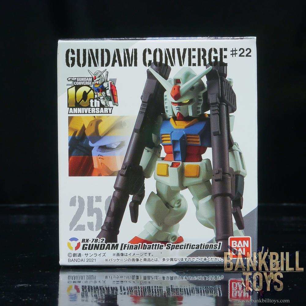 กันดั้ม Bandai Candy Toy FW Gundam Converge #22 No.259 RX-78-2 Gundam [Final Battle Specifications]