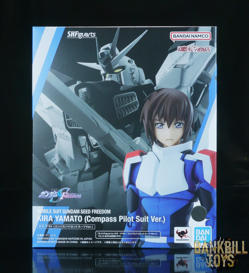 กันดั้ม Bandai Spirits Premium Bandai Tamashii Web Shop Limited S.H.Figuarts Mobile Suit Gundam Seed Freedom Kira Yamato [Compass Pilot Suit Ver.]