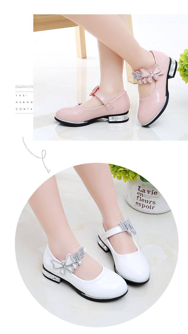 Shoe1515- พร้อมส่งจากไทย รองเท้าคัชชูเด็กเล็ก รองเท้าคัชชูเด็กโต มีส้นเล็กน้อย ตกแต่งสายคาดสวย ใส่สบายได้ทุกงาน (ความยาววัดจากพื้นภายใน ให้ใช้ความยาวเท้า +0.5 cm.แล้วแลือก)
