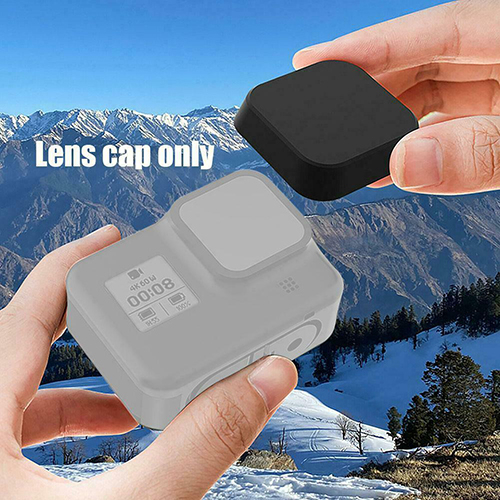 GoPro 11 / 10 / 9 Len Cap Protective Cover ฝาปิด + Tempered Glass Film ฟิล์มกระจกนิรภัย กันรอย