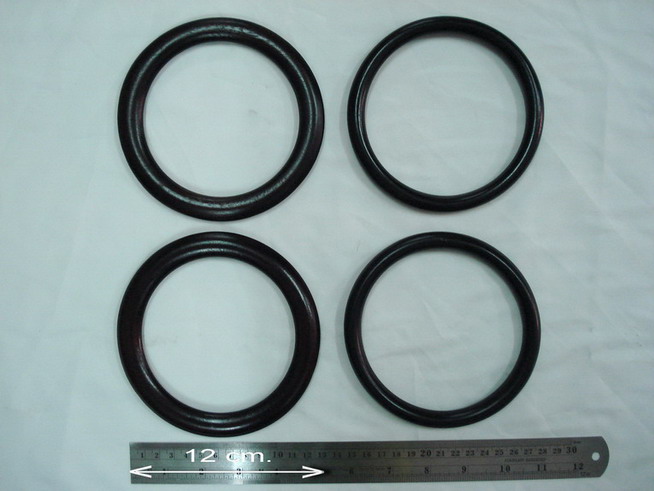 หูกระเป๋าไม้ กลม Round Wooden Bag Handle