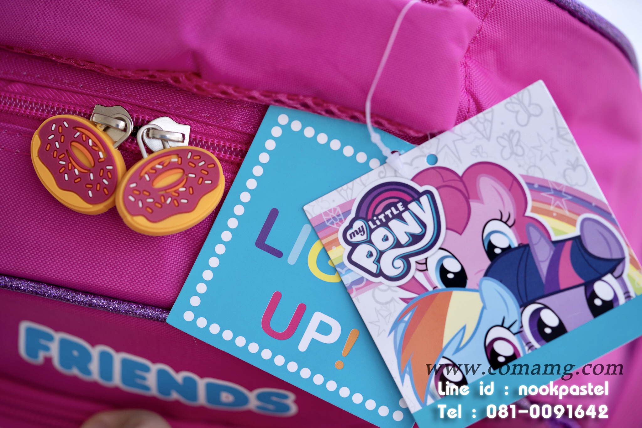 กระเป๋าเป้เด็กโพนี่ (my little pony everything sweeter) มีไฟ ลิขสิทธิ์แท้ 14นิ้ว