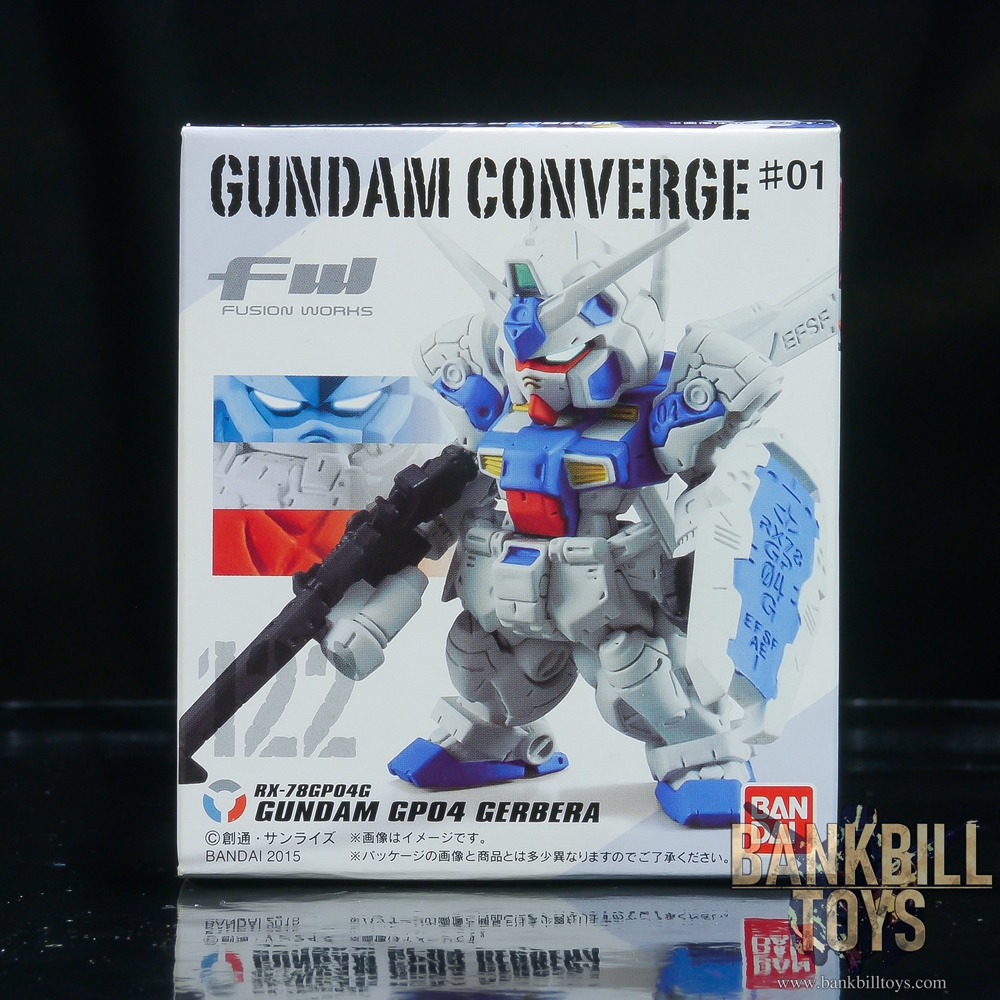 กันดั้ม Bandai Candy Toy FW Gundam Converge #01 No.122 RX-78GP04G Gundam "Gerbera"