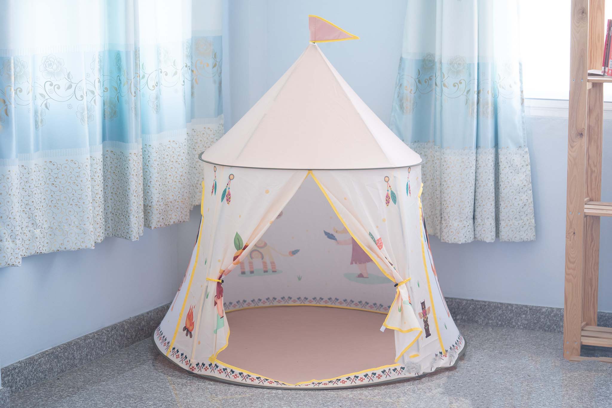 เต้นท์เด็ก เต้นท์กระโจมเด็ก บ้านเด็ก เต๊นท์ของเล่น เต้นท์อาปาเช่ บ้านขนมหวาน บ้านกุหลาบ ของแท้มี มอก