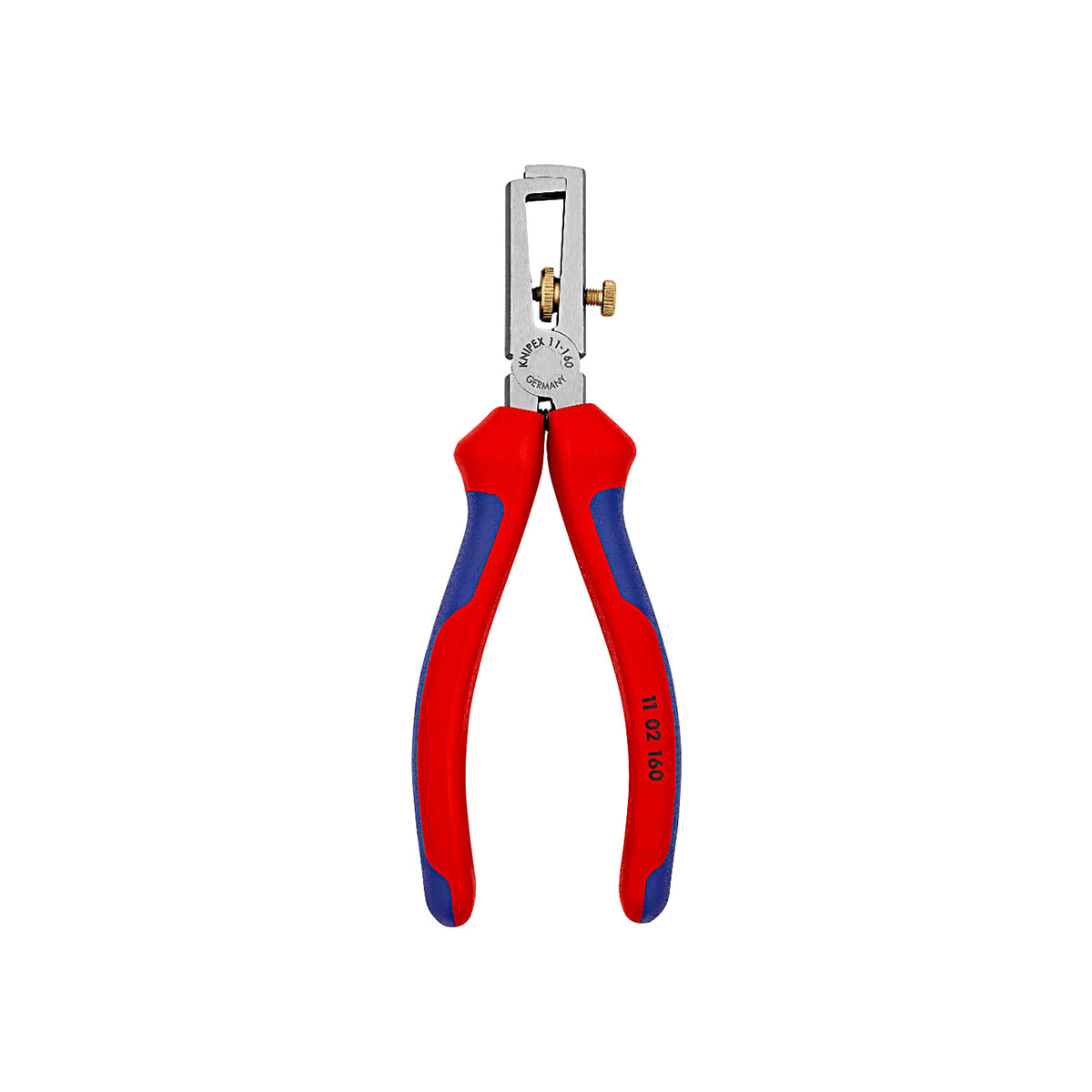KNIPEX คีมปอกฉนวนสายไฟ พร้อมสปริงเปิด แบบอเนกประสงค์ (160mm.) NO.11 02 160
