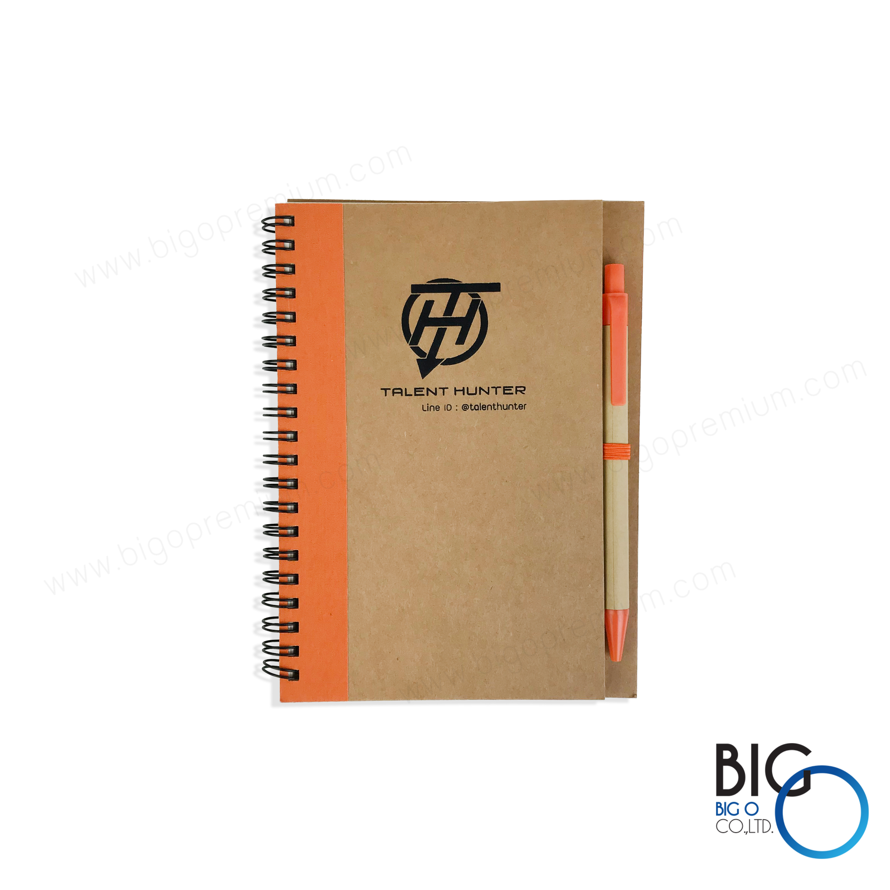 กระเป๋าสั่งทำ กระเป๋าผ้าแคนวาส+สมุดโน๊ต Talent hunter