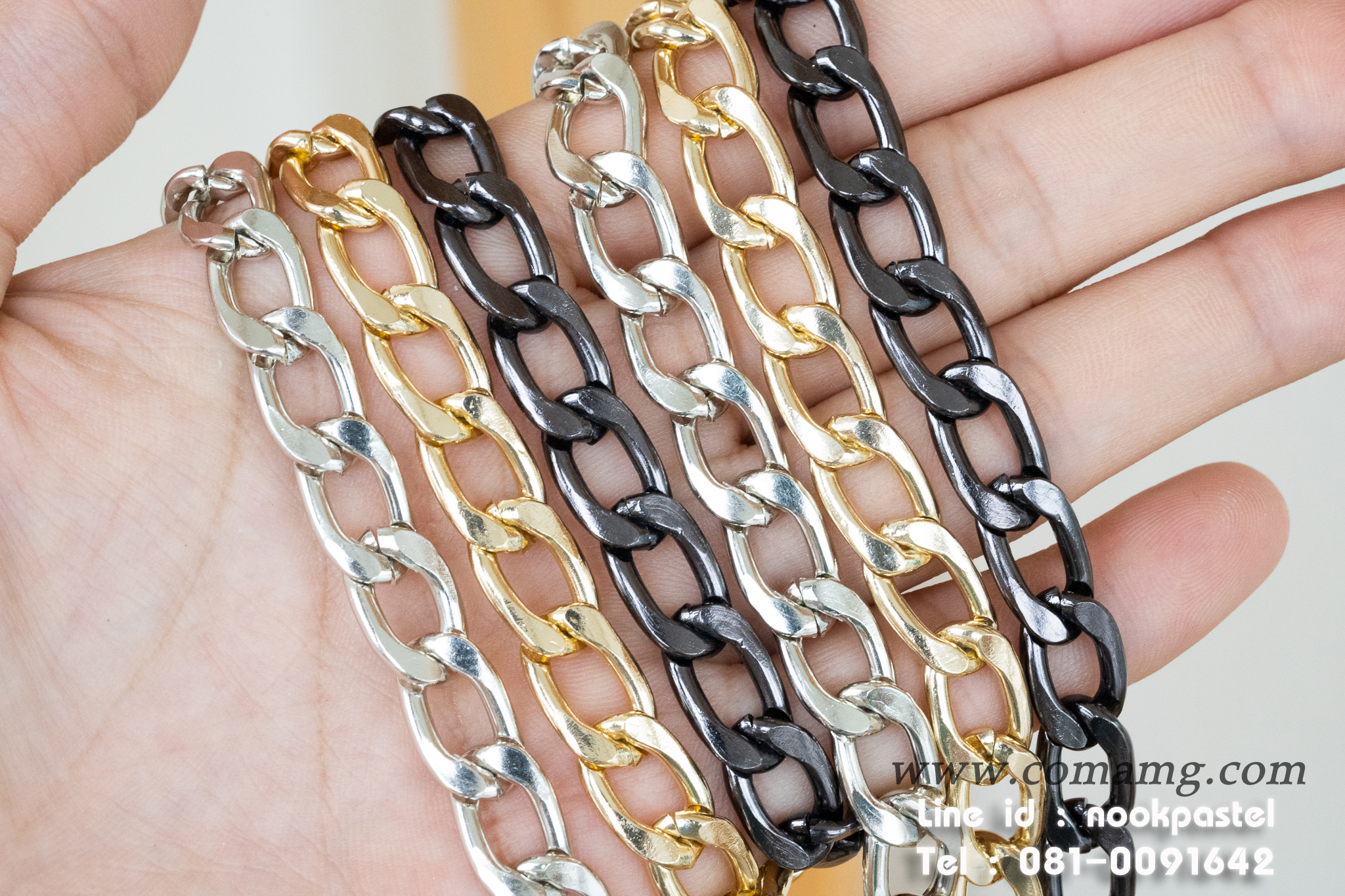 สายกระเป๋า สายโซ่ (ลายห่าง)