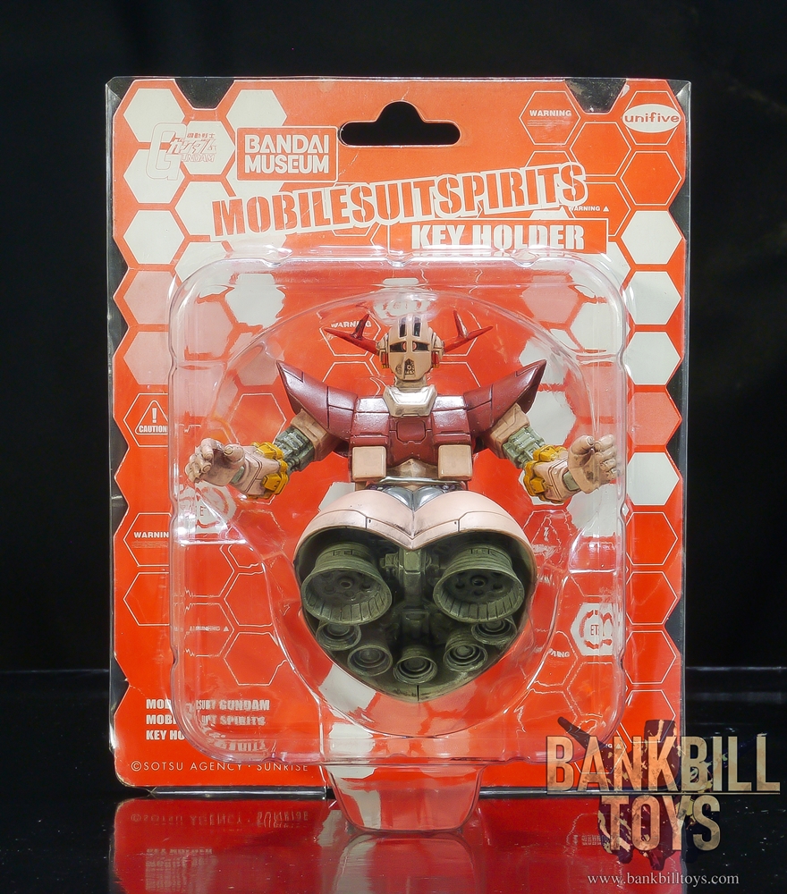 กันดั้ม Unifive Bandai Museum Mobile Suit Spirits Key Holder MSN-02 Zeong [Char Aznable's Custom]