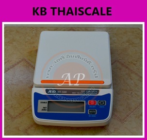 ตาชั่งดิจิตอล เครื่องชั่งดิจิตอลตั้งโต๊ะ เครื่องชั่งระบบอิเล็กทรอนิกส์ เครื่องชั่ง 5100g ละเอียด 1g ขนาด 132 x 130 มิลลิเมตร AND รุ่น HT-5000
