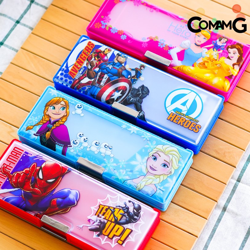 กล่องดินสอแม่เหล็ก ลายการ์ตูน ลิขสิทธิ์แท้