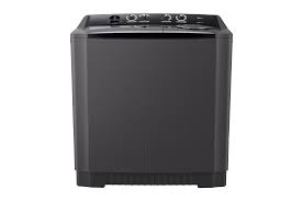 เครื่องซักผ้า 2 ถัง LG TT18NAPG 18 กก. สีดำ