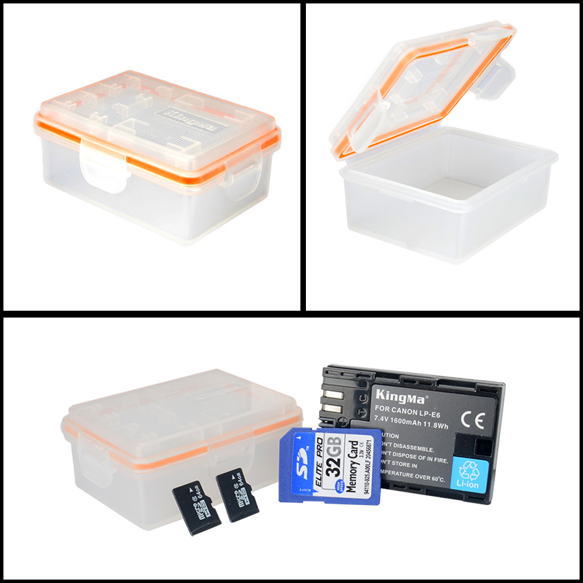 กล่องใส่แบตCanon LP-E6 กล่องเก็บแบต สำหรับCanon รุ่น EOS R , 5D , 6D
