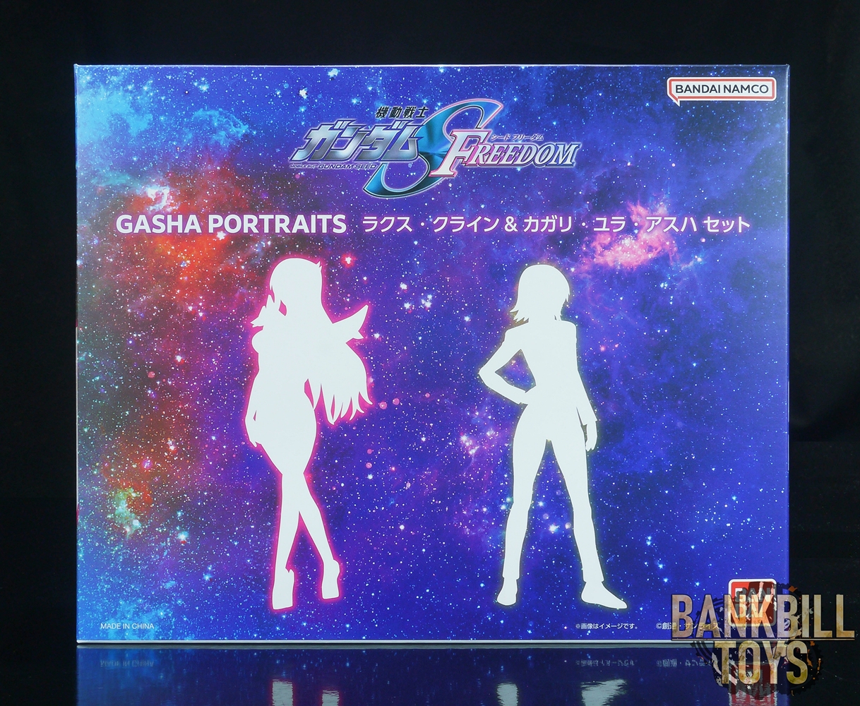 กันดั้ม Bandai Premium Bandai Gashapon Department Store Limited Mobile Suit Gundam Seed Freedom Gasha Portraits Lacus Clyne & Cagalli Yula Athha Set