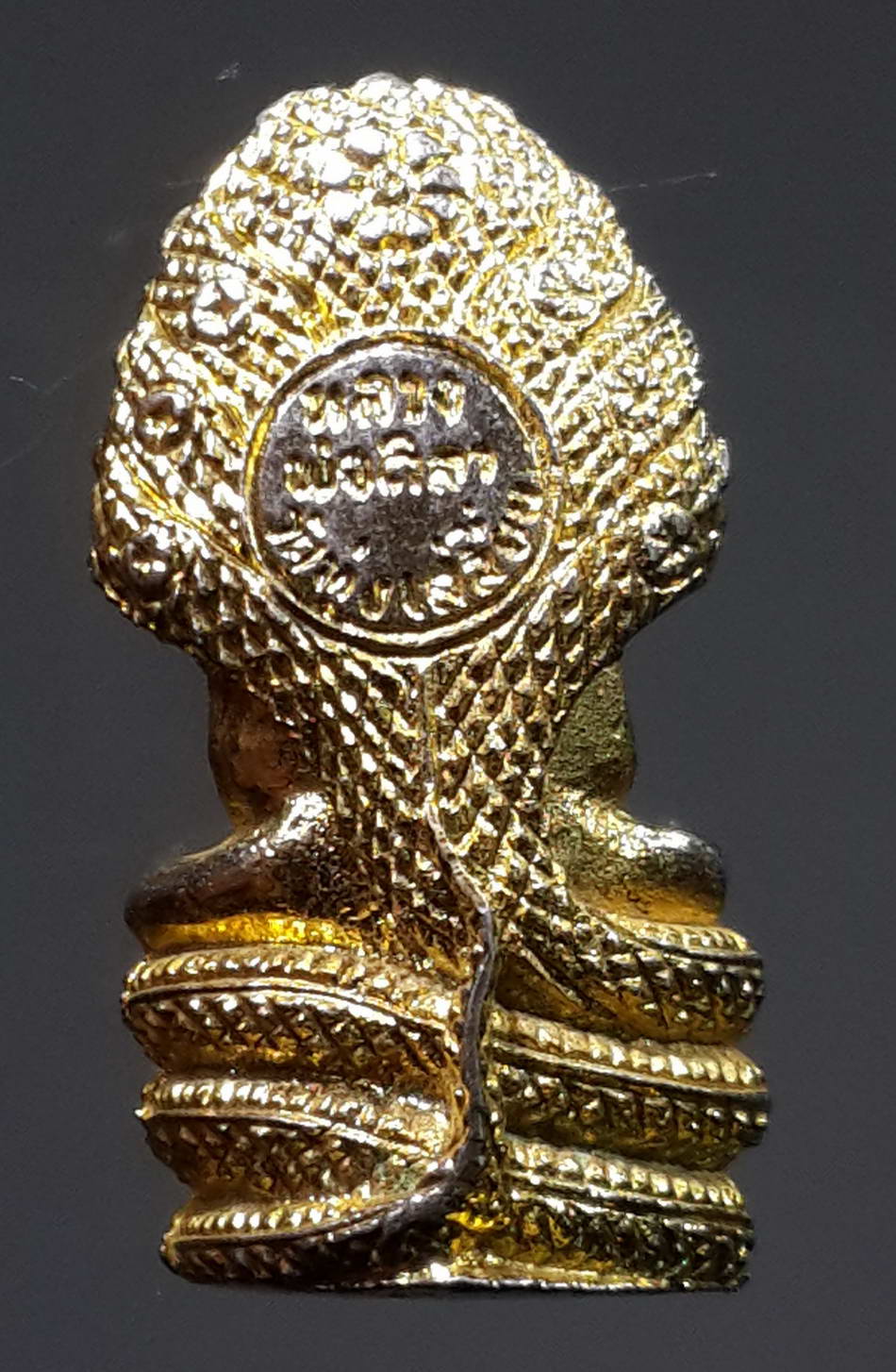 รหัสสินค้า พระกริ่ง พระหล่อ 294 รูปหล่อกะะไหล่ทอง หลวงพ่อศิลา วัดทุ่งเสลี่ยม จังหวัดสุโขทัย