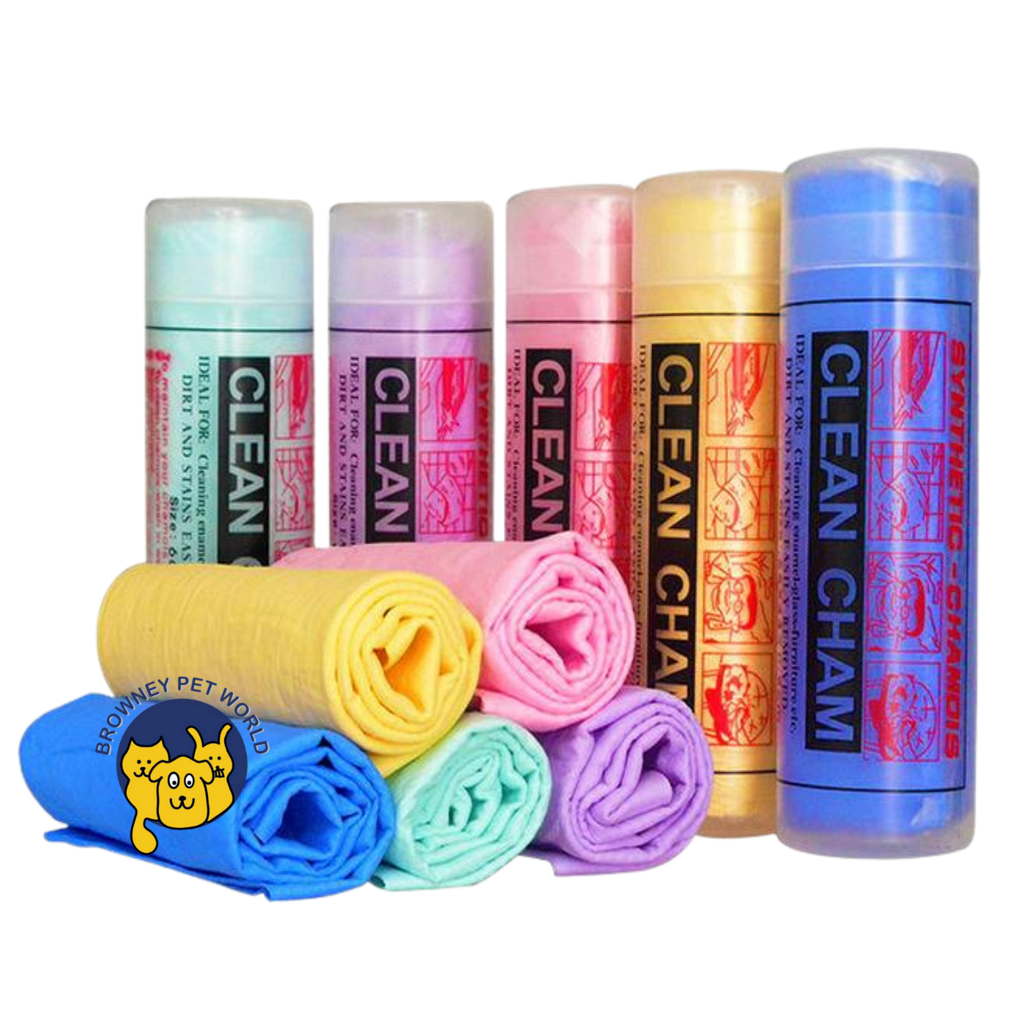 ผ้าชามัวร์ ผ้าเช็ดรถ ผ้าไมโครไฟเบอร์ 3D หนาพิเศษ ผ้าอเนกประสงค์ดูดซับน้ำได้ดี Chamois Cleaning Cloth