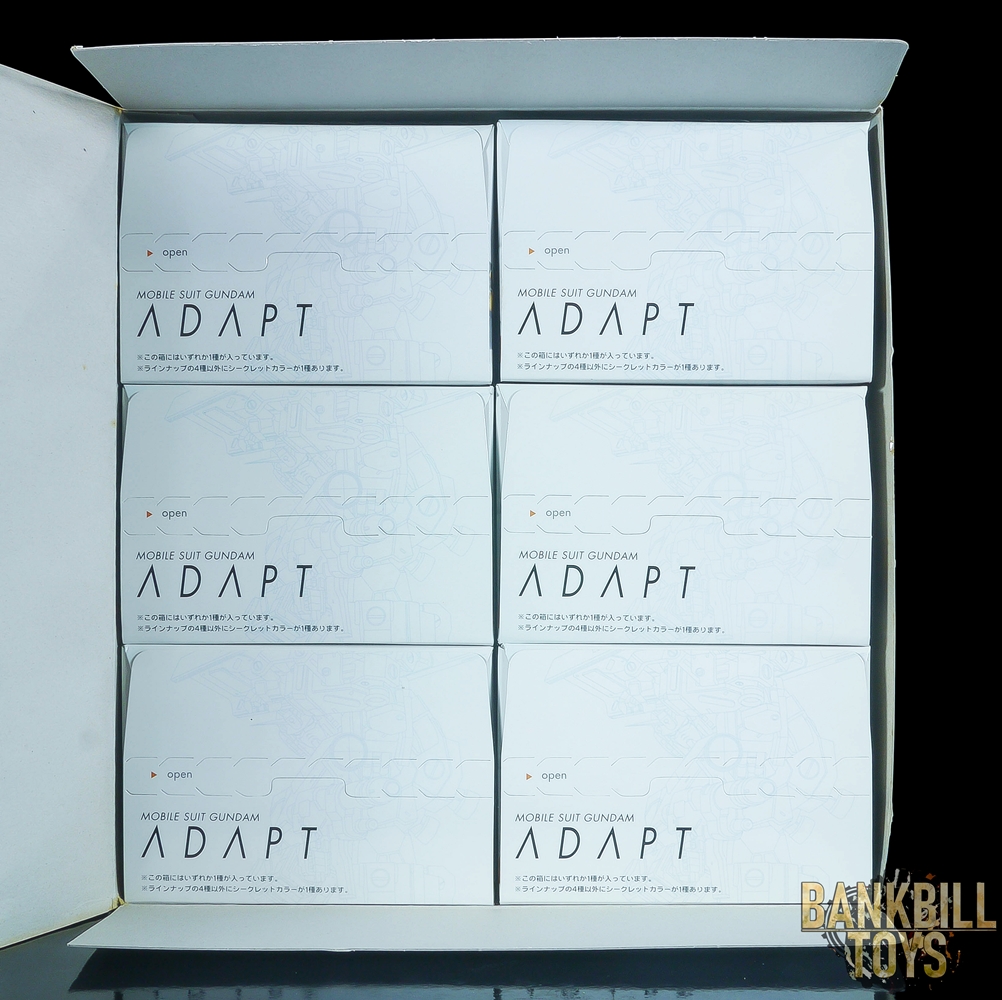 กันดั้ม Bandai Candy Toy Mobile Suit Gundam Adapt Box [6 Packs]