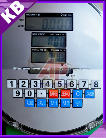 เครื่องชั่งสปริงดิจิตอลแบบคำนวณราคา ตาชั่งสปริง เครื่องชั่งดิจิตอล คำนวณราคา พิกัด 100kg ละเอียด 20g (พร้อมใบการตรวจรับรองจากกอง ชั่ง ตวง วัด)