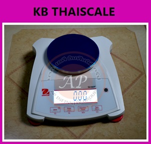 เครื่องชั่งดิจิตอลความละเอียดสูง ตาชั่งแบบความละเอียดสูง 420g ความละเอียด 0.01g หน้าจอแสดงผล LCD ยี่ห้อ OHAUS รุ่น SPX422 420g/0.01g