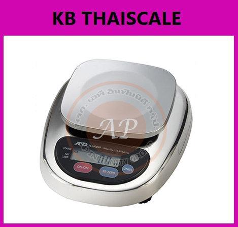 ตาชั่งดิจิตอล เครื่องชั่งดิจิตอล เครื่องชั่งกันน้ำ 300g ความละเอียด 0.1g AND HL-300WP ขนาดจานชั่ง 12.8x12.8cm. ( MADE IN JAPAN )