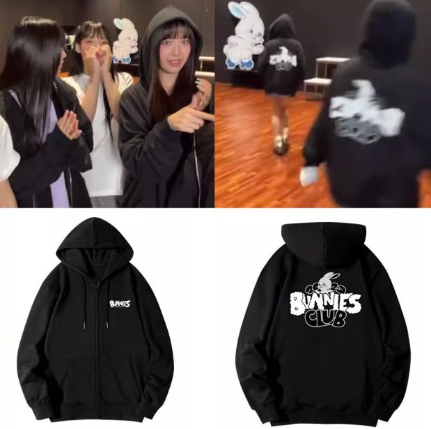 เสื้อกันหนาว NewJeans : Bunnies Club