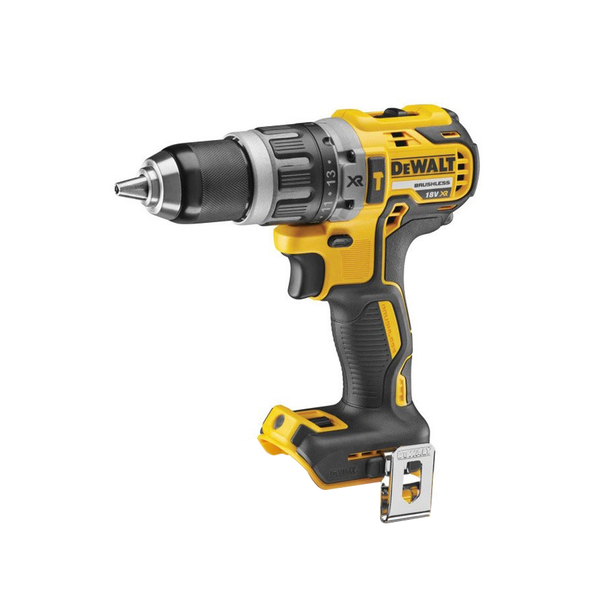 DEWALT สว่านกระแทกไร้สายหัวจับ13 มม. 18V ปรับซ้าย-ขวาDCD796N-KR
