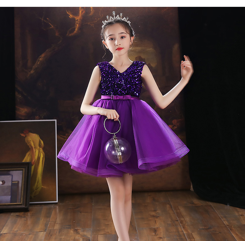 Gd3809- พร้อมส่งจากไทย ชุดราตรีเด็กสีเทาเงิน เด็กเล็ก-เด็กโต สีสวยเหมือนแบบ ชุดออกงานเด็กหญิงทรงสั้น สวยสไตล์เก๋ดูหรูหรา