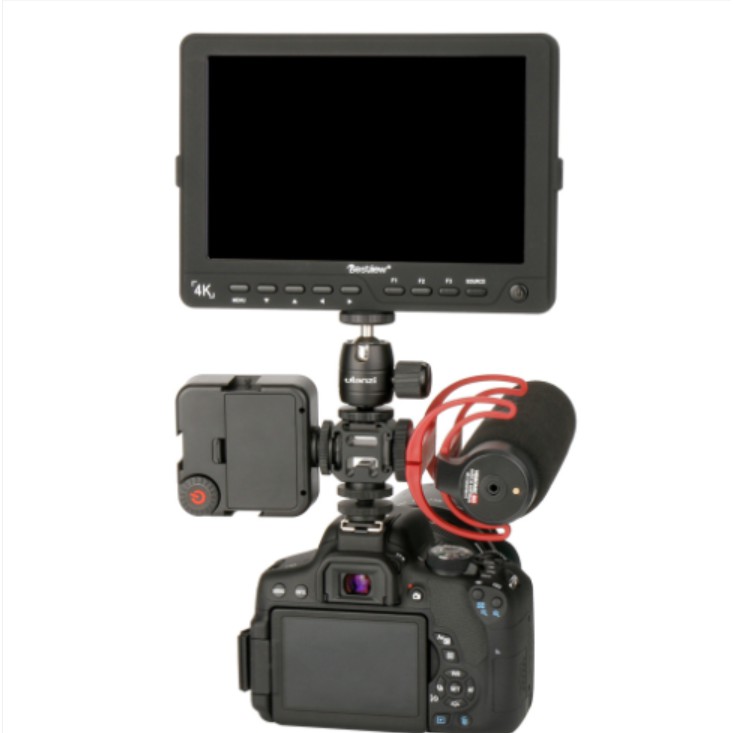 Ulanzi PT-3S Triple Cold Shoe Mount ตัวจับ 3 ทาง ต่อกับกล้อง ไม้เซลฟี่, ขาตั้ง, ขาตั้งกล้อง For Canon Nikon DSLR Camera