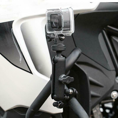 Motorcycle Bracket Mount Holder 2 for Insta 360 One X/Insta360/GoPro Hero 9/ 8/7/6/5/4/3+/Max Action Camera