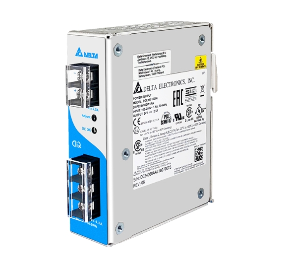 Delta Power Supply DRP024V060W1AA 24V/2.5A (60W) , Input 220 AC 1Phase
