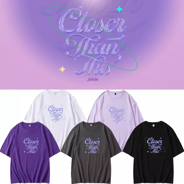 เสื้อยืด BTS Jimin : Closer Than This