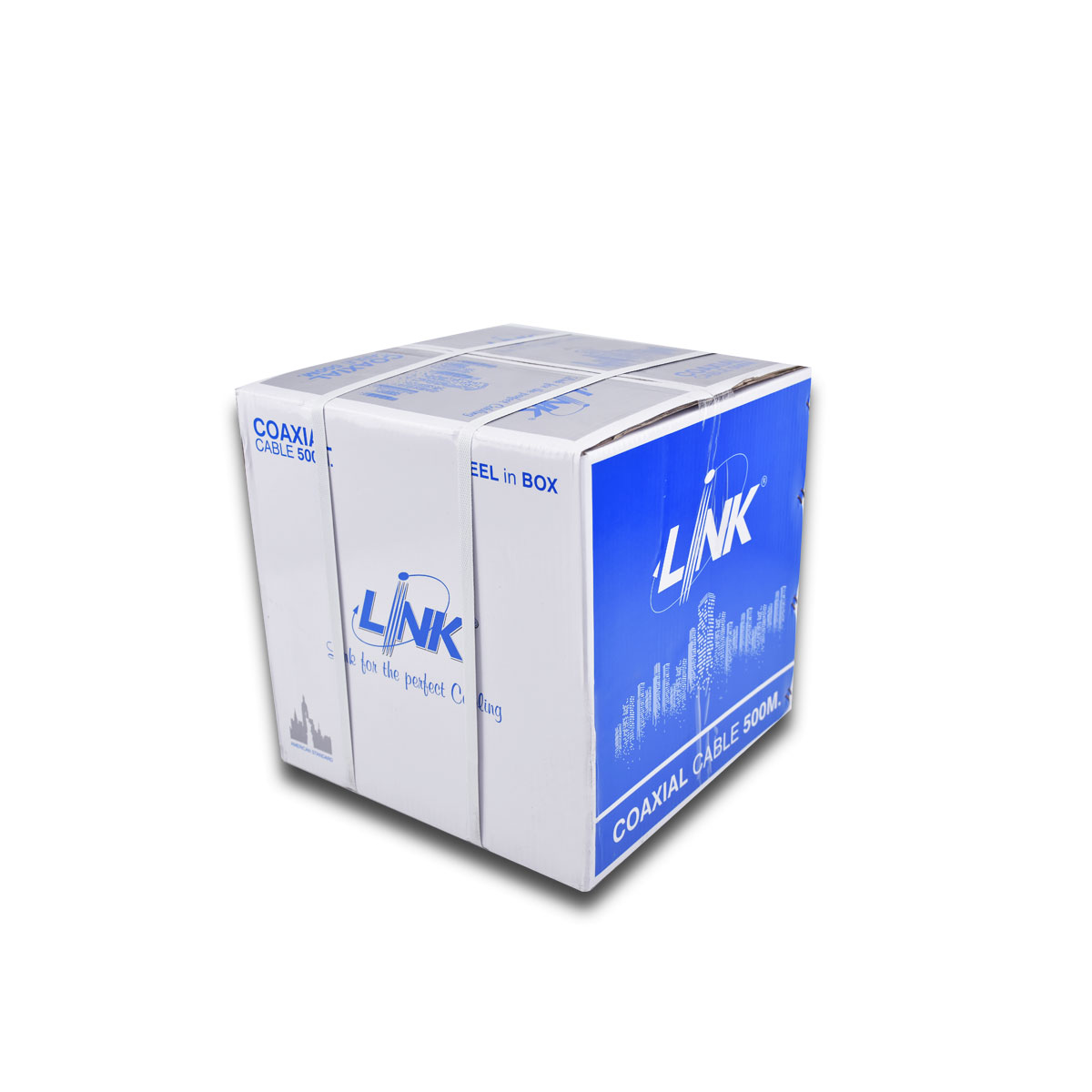 สาย RG6 SHIELD 95% (500M./REEL IN BOX.) สีดำ
