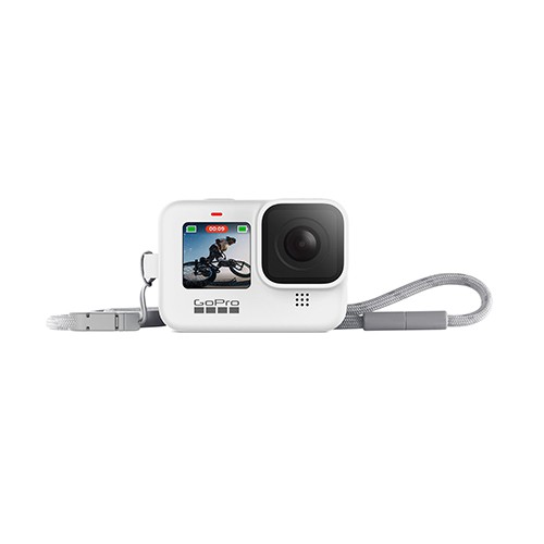GoPro 11 / 10 / 9 Sleeve + Lanyard White ซิลิโคนพร้อมสายคล้องคอ สีขาว