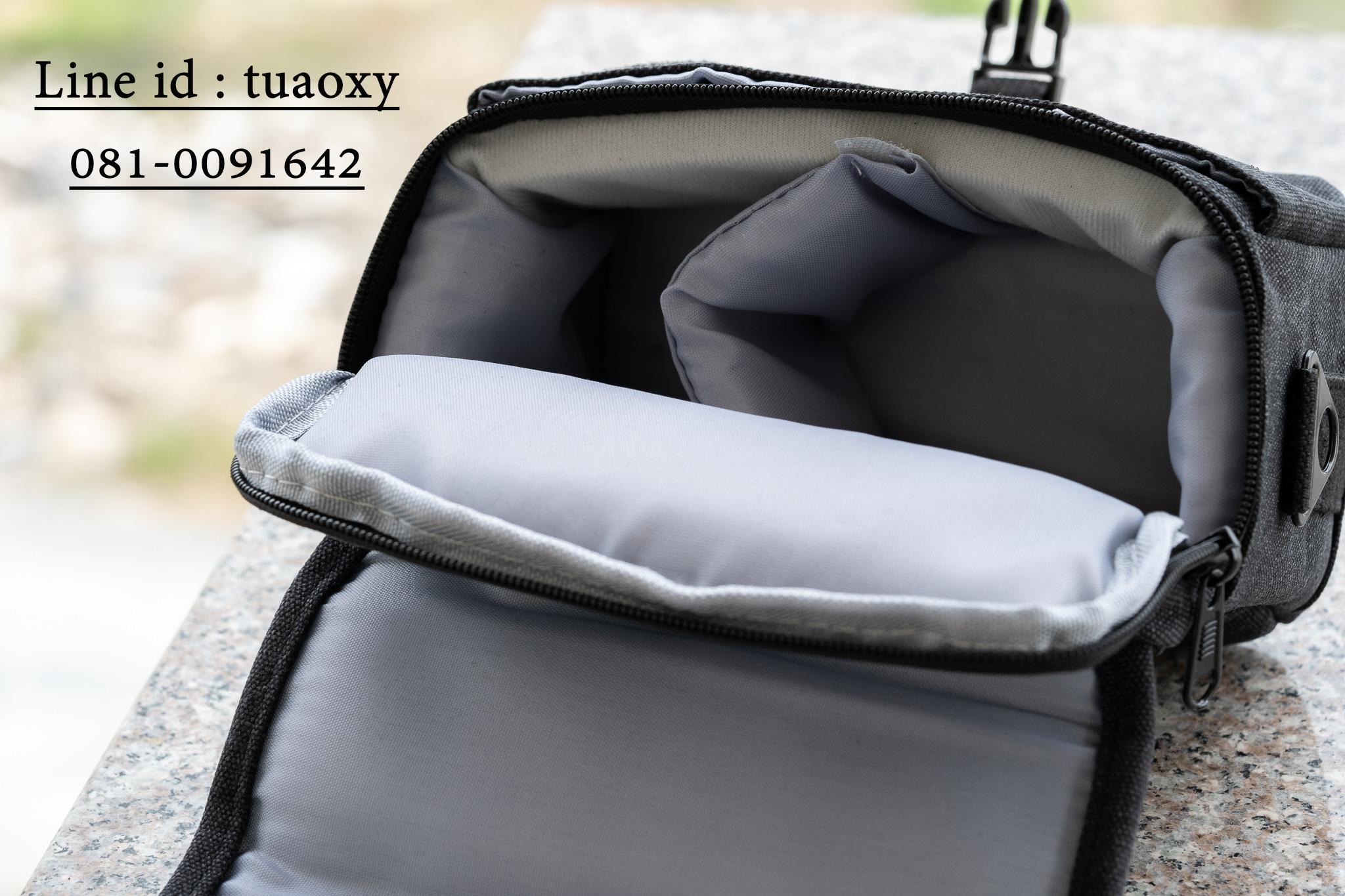 กระเป๋ากล้อง mirrorless/ DSLR สะพายไหล่ ผ้าแคนวาส