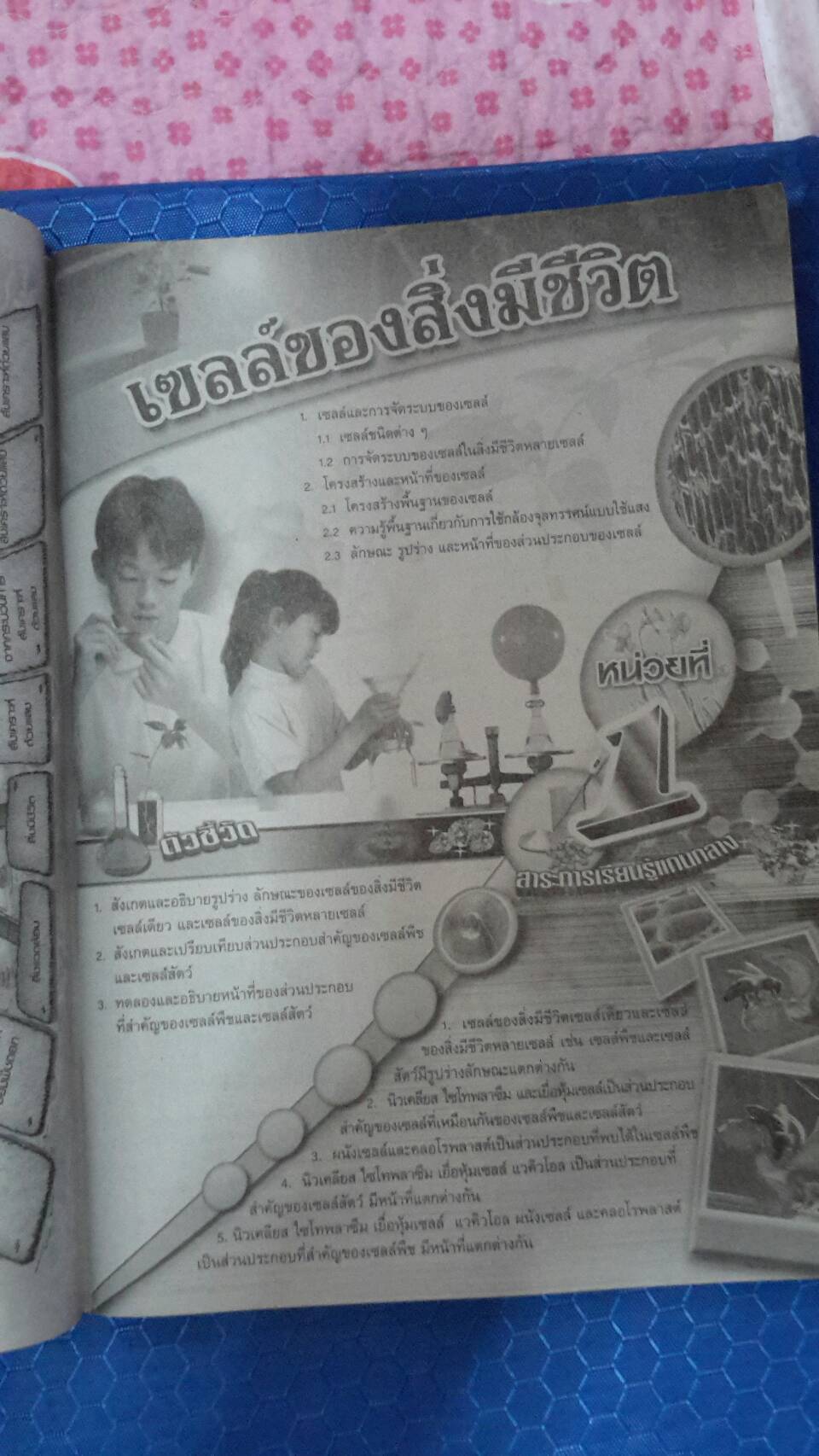 หนังสือสื่อการเรียนรู้และเสริมสร้างทักษะตามมาตรฐานและตัวชี้วัด กลุ่มสาระการเรียนรู้วิทยาศาสตร์ ชั้น ม.1 เล่ม 1 สำนักพิมพ์นิยมวิทยา