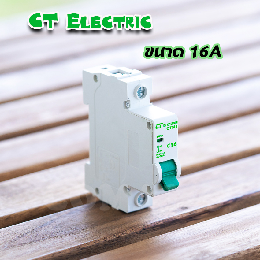 ลูกย่อย ลูกเซอร์กิตเบรกเกอร์ CT Electric 1Ploe สำหรับตู้แบบรางDIN 10A,16A,20A,32A