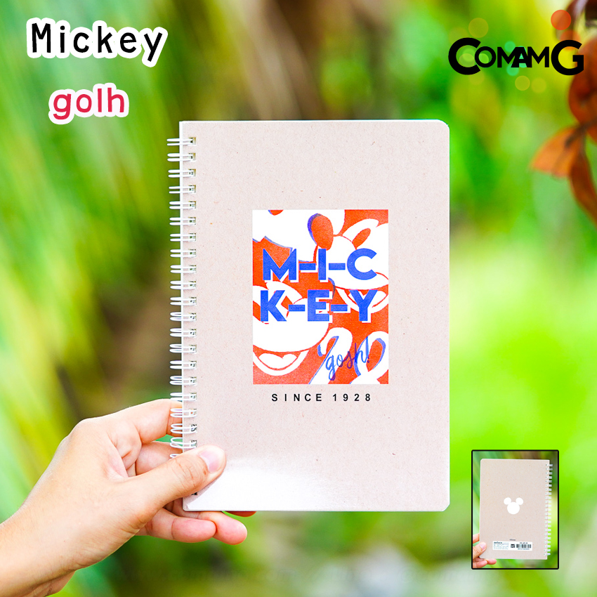 สมุดสันห่วง สมุดโน๊ตริมลวด สมุดบันทึกลายการ์ตูนขนาดA5 ลิขสิทธิ์แท้ พร้อมส่ง