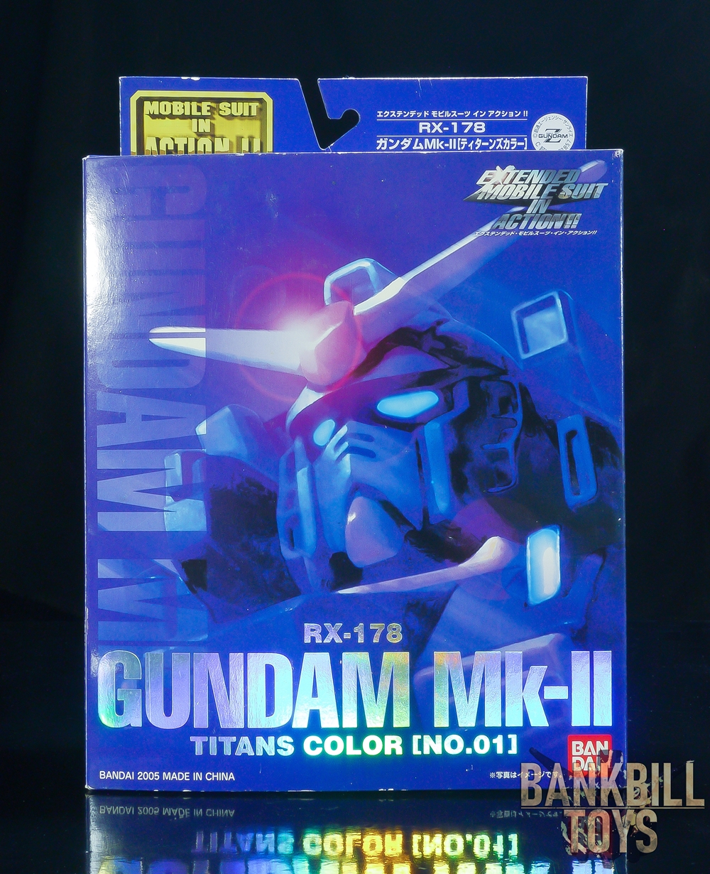 กันดั้ม Bandai EXMSIA MSIA MIA Extended Mobile Suit in Action !! RX-178 Gundam Mk-II Titans Color [No.01]