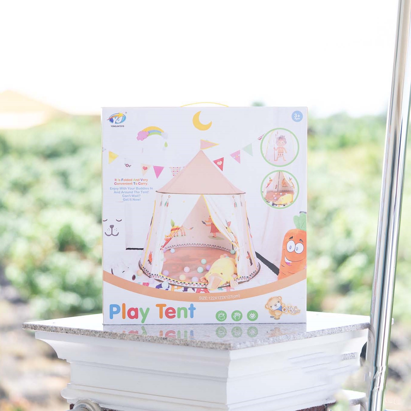 เต้นท์เด็ก เต้นท์กระโจมเด็ก บ้านเด็ก เต๊นท์ของเล่น เต้นท์อาปาเช่ บ้านขนมหวาน บ้านกุหลาบ ของแท้มี มอก