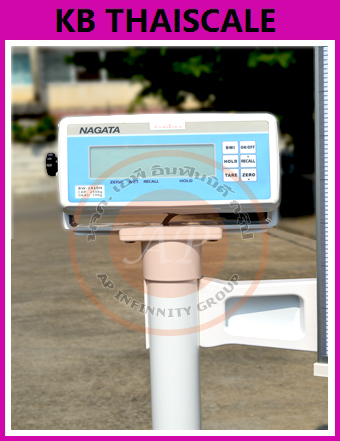 ตาชั่งน้ำหนักคน เครื่องชั่งน้ำหนักบุคคล เครื่องชั่งดิจิตอลพร้อมชุดวัดส่วนสูงพร้อม BMI คำนวณค่าดัชนีมวลกาย (Body Mass Index) พิกัดกำลัง 250 kg และชุดวัดส่วนสูง 77 - 210 cm NAGATA รุ่น BW-1410H
