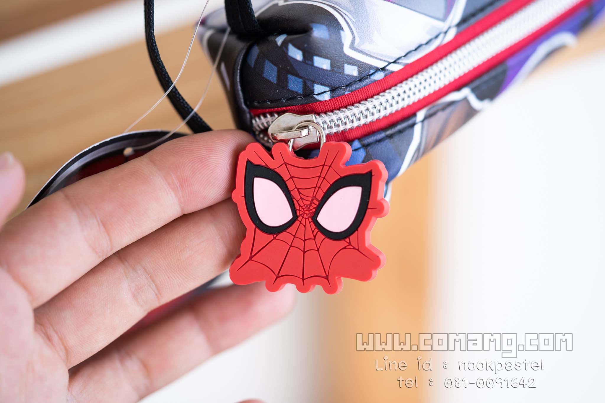 กระเป๋าดินสอสไปรเดอร์แมน ทรงกระบอก (Spider-man) ลิขสิทธิ์แท้