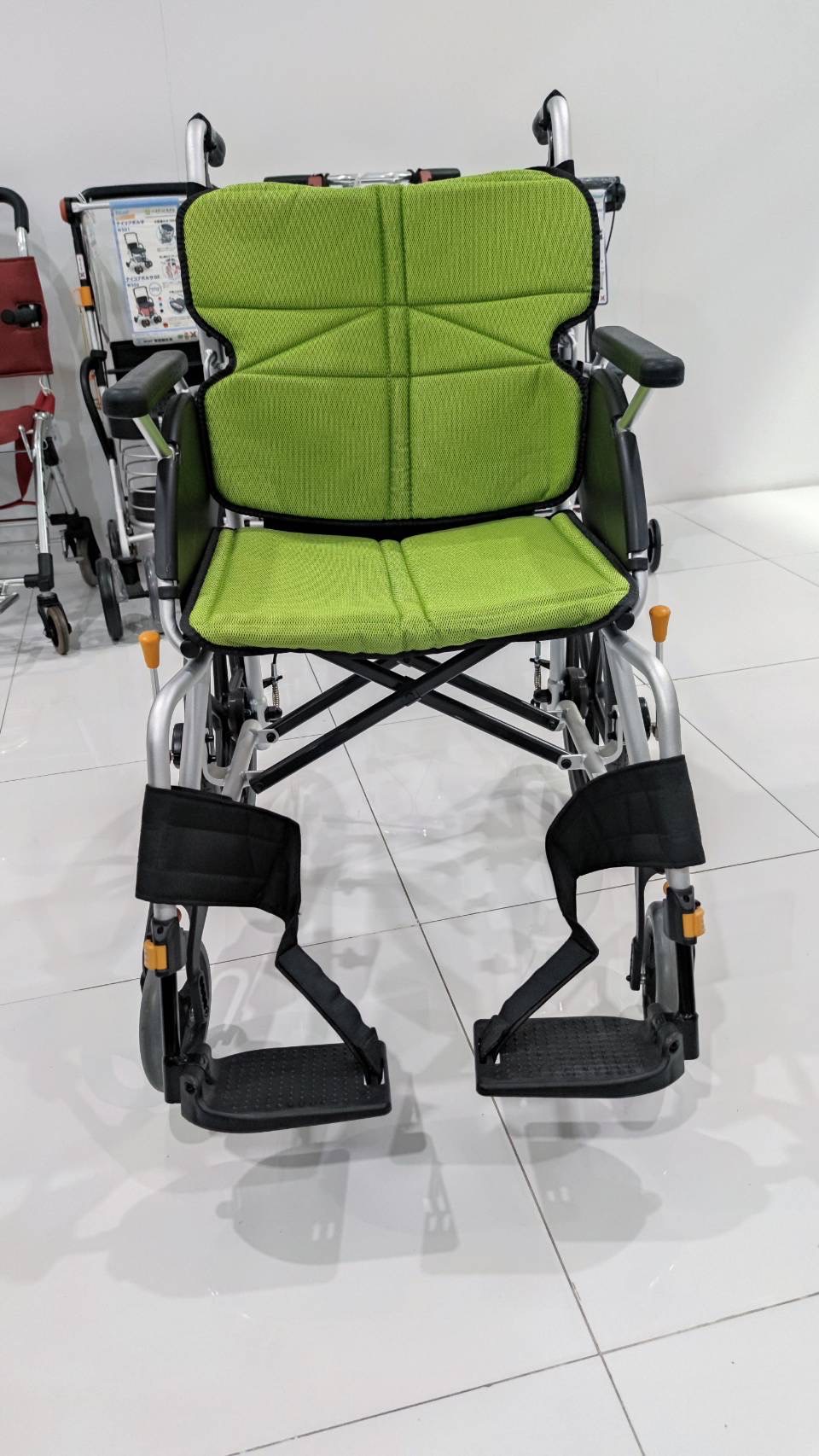 รถเข็นแบรนด์ญี่ปุ่น Matsunaga Wheelchair (車いす) รุ่น NEXT-21B ดีไซน์สวย พนักพิงปรับระดับได้ พกพาสะดวก ฟังก์ชั่นพื้นฐาน